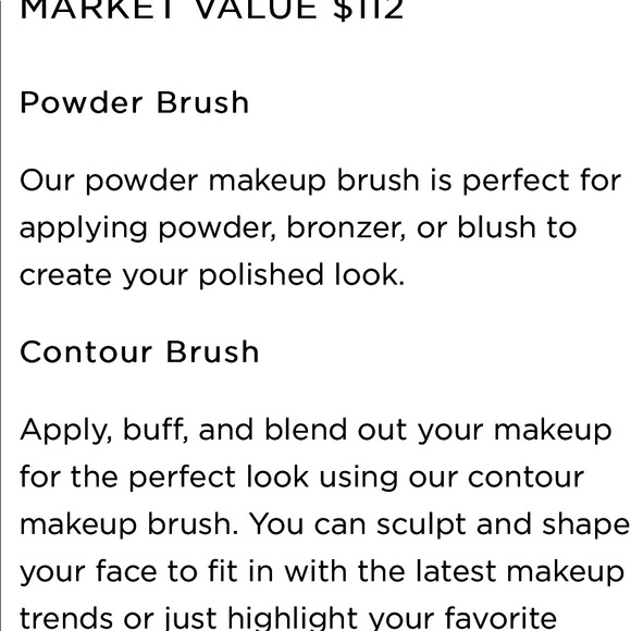 ⭐️HP⭐️ BILLION DOLLAR MAKEUP BRUSH SET NEW IN BOX CHARCOAL INFUSED. - Picture 14 of 15